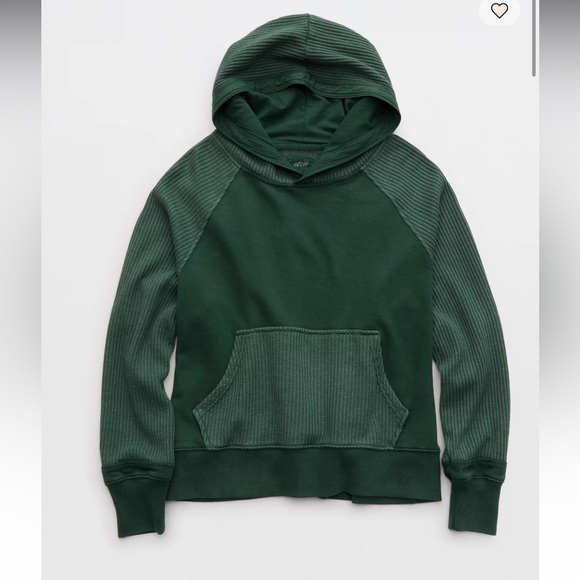 Aerie essential waffle Hoodie - Picture 4 of 9